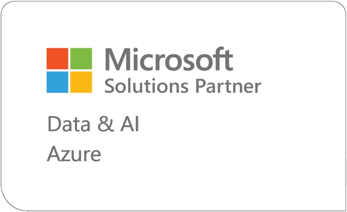 Badge Partenaire de solutions Microsoft Azure Data et IA MT Nexus Casablanca Maroc