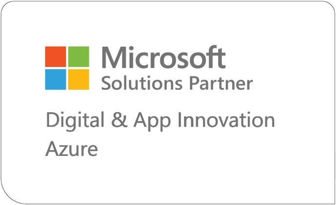 Badge Partenaire de solutions Microsoft Azure Digital et App Innovation MT Nexus Maroc