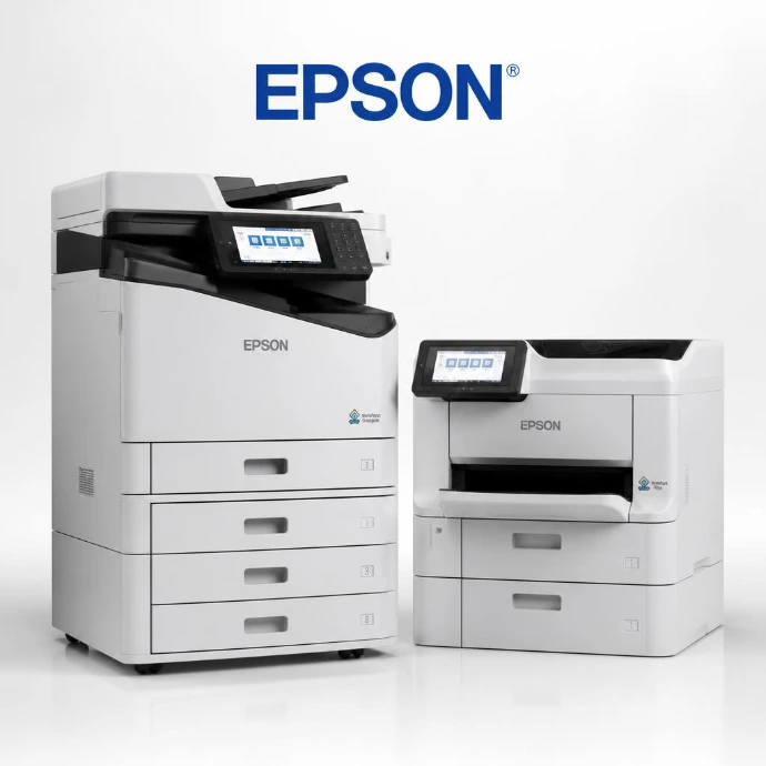Imprimantes et multifonctions professionnels Epson WorkForce Pro et Enterprise (WF-C5790, WF-C879R, WF-C20600, WF-C21000) pour entreprises au Maroc.