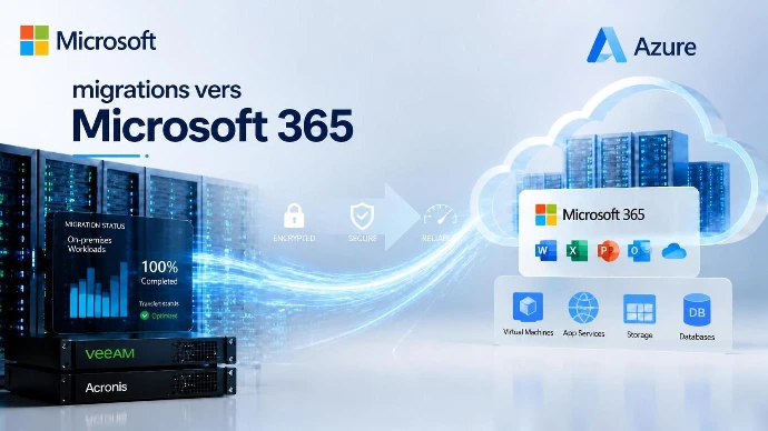Services cloud MT Nexus et migration vers Microsoft 365 et Azure pour entreprises Découvrez nos services cloud pour entreprises : migration vers Microsoft 365, transition vers Azure, hébergement de domaines et sauvegarde cloud sécurisée avec MT Nexus Maroc.